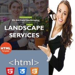 LANDSCAPING & GARDENING | Full HTML Website Template Landscaping Company website