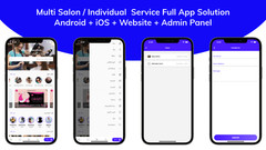 Multi Salon Booking Appointment Flutter App | Android + iOS | Laravel Backend