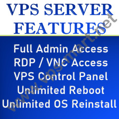 France Europe Windows VPS Server / RDP Server – 8 GB RAM + 300 GB HDD