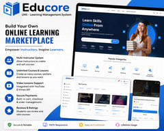 Educore LMS – Online Learning Marketplace | Course Platform | Fast & Optimized