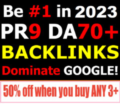 High DA (90 Plus) Dofollow backlinks, 100% white hat SEO link building