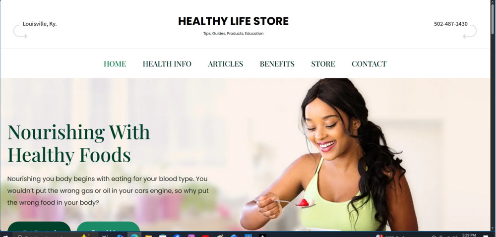 Health Store – Nutrition, Fat Loss, Supplement Sales Website For Sale