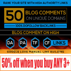 50 High PA DA Unique Domain Do Follow Backlinks
