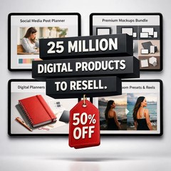 25 Million Digital Assets: Photos, Templates & More!
