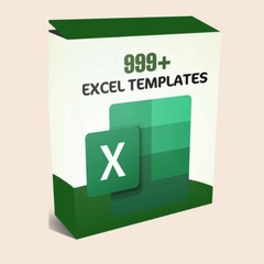 999+ Ready-to-Use Excel Templates| Instant Download| Passive Income