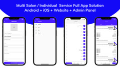 Multi Salon Booking Appointment Flutter App | Android + iOS | Laravel Backend