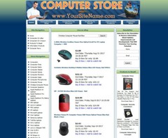 LAPTOP COMPUTERS FULLY AUTOMATED AFFILIATE STORE BUSINESS WEBSITE FOR SALE