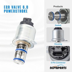 6.0 Valvula Powerstroke Egr Para Ford F250 F350 F450 F550 Super Duty E350 E45…
