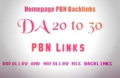 50 High quality Homepage PBN Back-High Authority SEO Backlink Package For Google