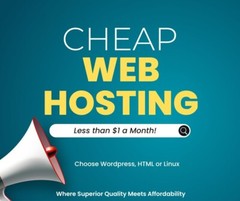 Webhosting less than $1.00 – CHEAP Web Hosting – WordPress, HTML or Linux