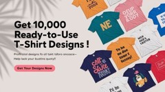 T-shirt Designs -Unlock 10,000 Premium – Affordable & Ready to Print