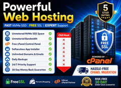 Powerful Web Hosting – 💪 Unlimited SSD + SSL + 24/7 Support – Just $14.99/Year!