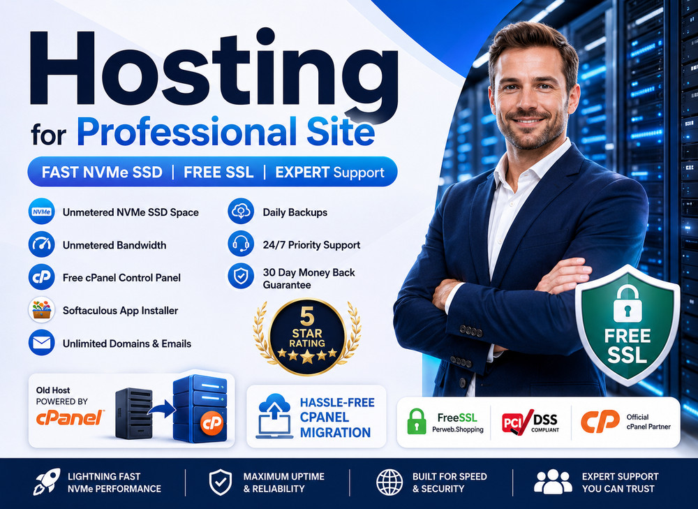 Hosting for Professional Site – 🏆Unlimited SSD + SSL + Support | Only $14.99/Yr