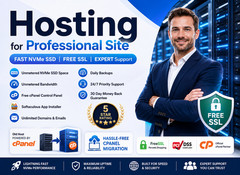Hosting for Professional Site – 🏆Unlimited SSD + SSL + Support | Only $14.99/Yr