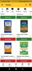 Grocery Store ios and android app with delivery app and website for shop