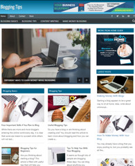 Blogging Tips Ready Made Blog Turnkey Niche Website Business for Sale