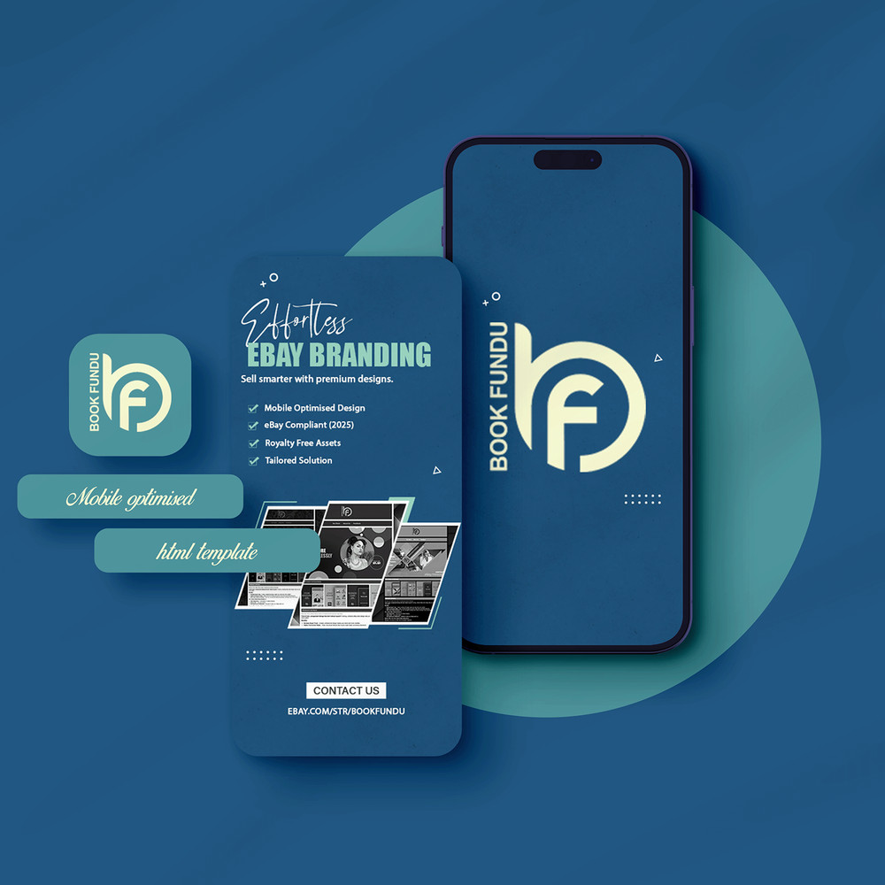 Responsive eBay Listing Template & eBay Store Design – Premium Branding – 2025