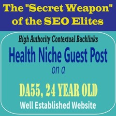 Premium SEO Guest Post on my DA50+ Health Blog with Dofollow backlink