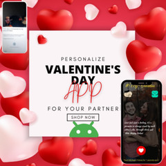 Personalized Valentine’s Day Android App for your Girlfriend or Boyfriend
