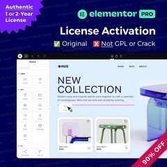 🥷 Elementor Pro Official License ‒ 1-Year / 2-Year