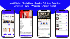 Multi Salon Booking Appointment Flutter App | Android + iOS | Laravel Backend