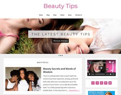 Stunning * BEAUTY TIPS * blog niche website business for sale AUTO UPDATING!