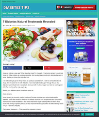 DIABETES TIPS Website Business For Sale – Work From Home Internet Business