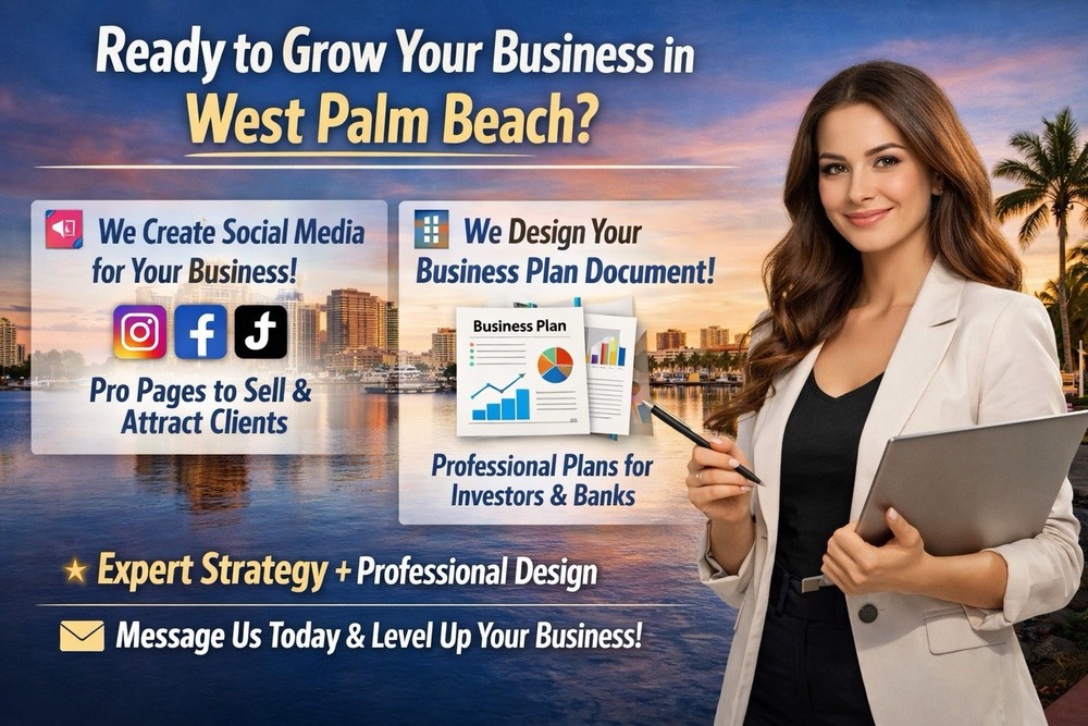Social Media Management & Business Plan Design Service | West Palm Beach FL