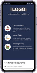 Logistig – Courier Delivery Flutter App Template | User & Delivery Android + iOS