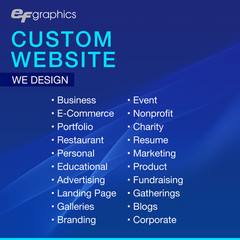 CUSTOM WEBSITE DESIGN PACKAGE – PROFESSIONAL & MOBILE READY