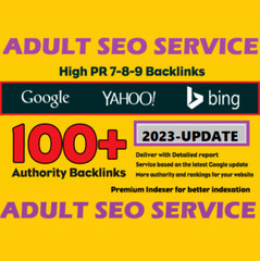 Adult Service . Get 100 Unique SEO Backlinks On DA100-50 Sites .Google 100% SAFE