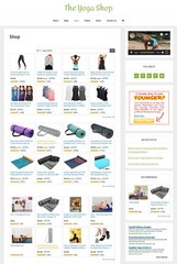 [NEW DESIGN] * YOGA * store blog website business for sale turnkey AUTO CONTENT