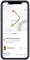 Logistig – Courier Delivery Flutter App Template | User & Delivery Android + iOS