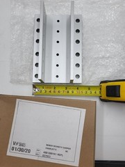 Rexroth Bosch 4501399191 / 027523 anodized extruded 6-5/8″ long x 2-3/8″ 4-1/4″
