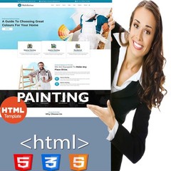 Painting | Full HTML Website Template – Bootstrap Responsive website