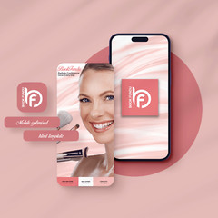 Minimalist eBay HTML Listing Template | Feminine Skincare & Cosmetics | Light