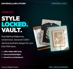 Midjourney SREF Vault | 1500+ Style Lock Prompts Dashboard | Commercial AI Art