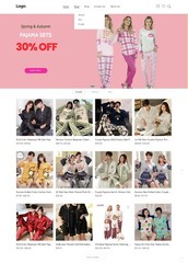 Dropshipping Website Business Affiliate, Free Hosting + Products, Fashion Pajama