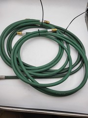 BRIDGESTONE 1/4″ green OXYGEN HOSE FOR PRESSURIZED GAS cylinder 3′ long