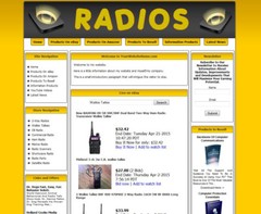 Radio Store Affiliate Online Business Website For Sale!