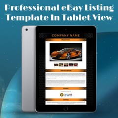 eBay Mobile Responsive Listing Templates Auction Gallery Html for Automobiles