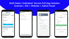 Multi Salon Booking Appointment Flutter App | Android + iOS | Laravel Backend