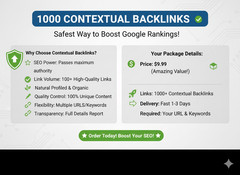 💥 1000 Contextual Backlinks | Article Directories SEO Links | High Authority