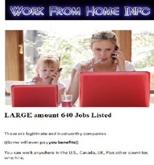 Work From Home, Work At Jobs  Work From Home Job How To Make Money, 640 Jobs WOW