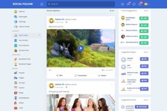 Social Network Website + Free Hosting SSL